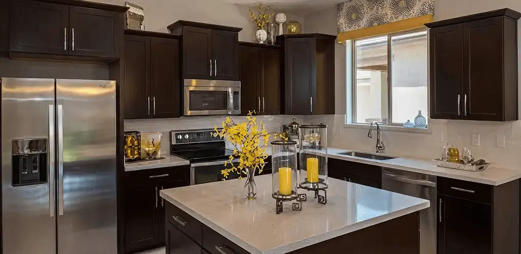 Cabinet painting results with freshly painted kitchen cabinets in Indianapolis, IN