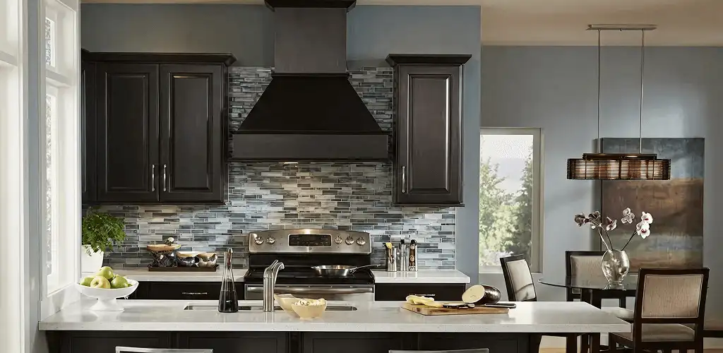 Kitchen cabinet painting and refinishing in a modern kitchen in Indianapolis, IN